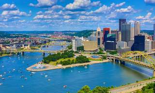 Lumencor opens new office in Pittsburgh, city scape view
