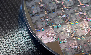 Macro of Silicon wafers