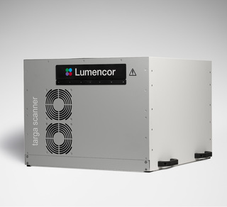 Lumencor's TARGA Scanner, angled left view