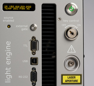 Lumencor's ZIVA Light Engine, key control and plug details